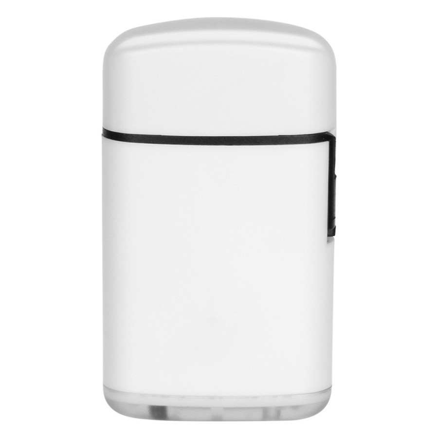COAL SOFT, plastic electronic lighter with turbo flame, white