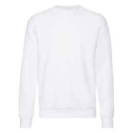 Fruit of the Loom, Classic Set-in Sweat, klasični muški duks, bela, 2XL
