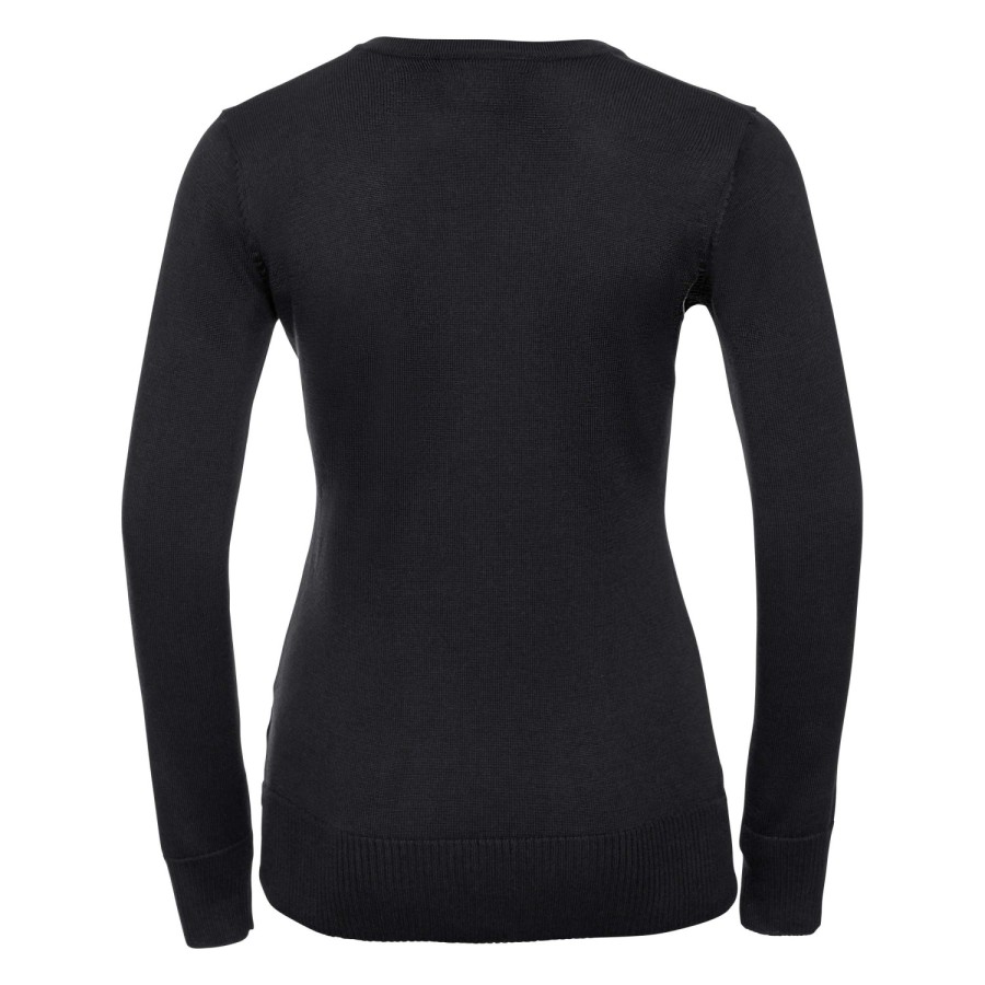Women's Striped Pullover V-neck