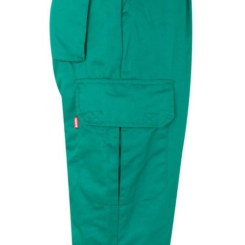 VL ATHENA. Two-tone twill trousers (210g/m²), lined, multi-pocket, in cotton (20%) and polyester (80%)