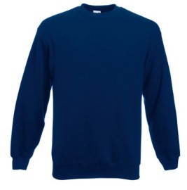 Fruit of the Loom, Classic Set-in Sweat, klasični muški duks, teget, S