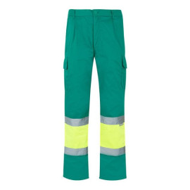 Velilla ATHENA. Dvobojne pantalone od kepera (210g/m²), sa postavom, sa više džepova, od pamuka (20%) i poliestera (80%)