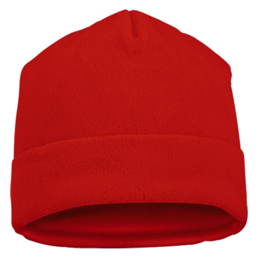 ALPINA, polar fleece winter cap, red