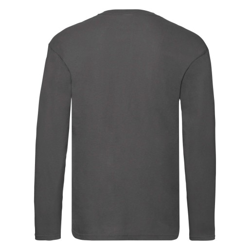 Fruit of the Loom, Original Long Sleeve T, Men's Long Sleeve T-Shirt, Light Graphite, 2XL