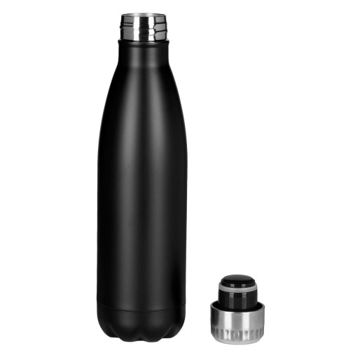 FLUID, vacuum bottle, 500 ml, black