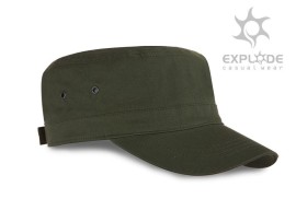 PANAMA, kačket, 100% pamuk, maslinasto zeleni