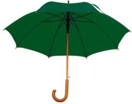 Kišobran , automatsko otvaranje drvena konstrukcija , šumsko zelena