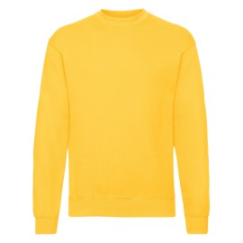 Fruit of the Loom, Classic Set-in Sweat, Men's Classic Hoodie, Sunflower Yellow, L