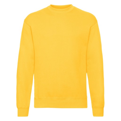 Fruit of the Loom, Classic Set-in Sweat, Men's Classic Hoodie, Sunflower Yellow, L
