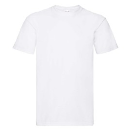 Fruit of the Loom, Super Premium, Men's Cotton T-shirt, White, XL