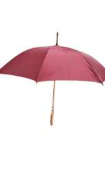 Kišobran. automatsko otvaranje drvena konstrukcija bordo