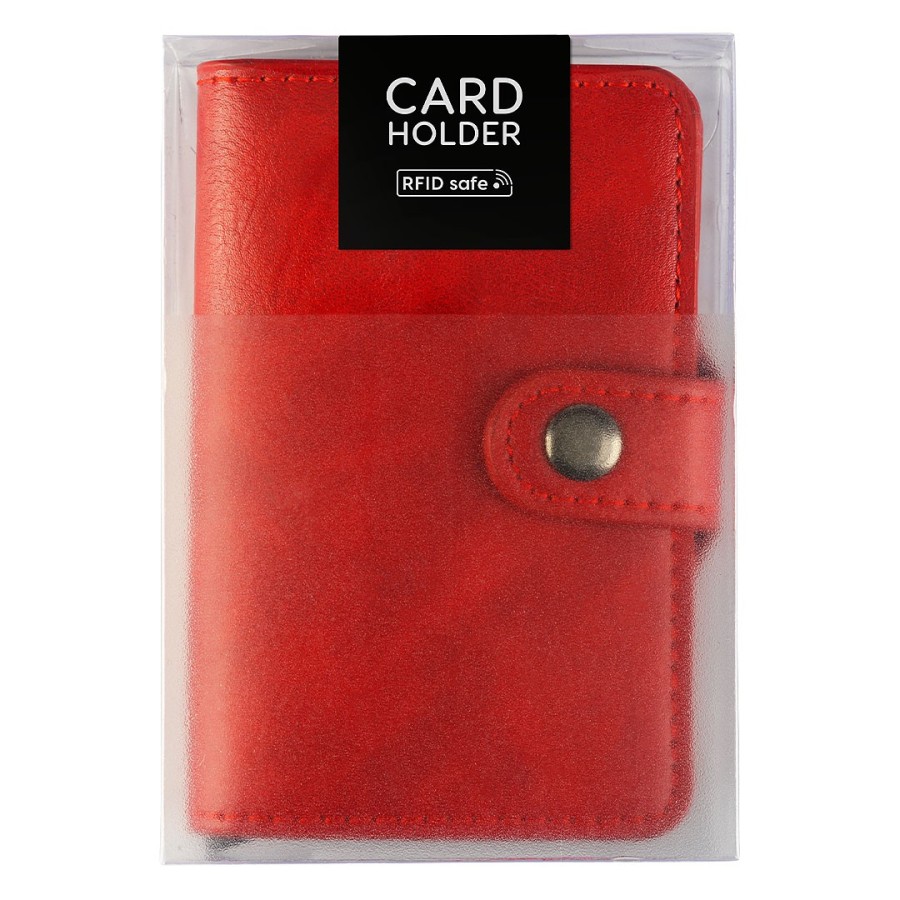 STARK, wallet  with rfid protection, red