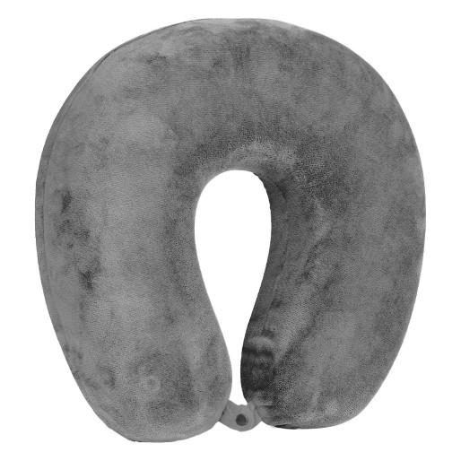 FLY, travel pillow made of memory foam, gray