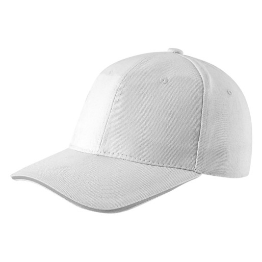 SPRINT, cap, 6 panels, white