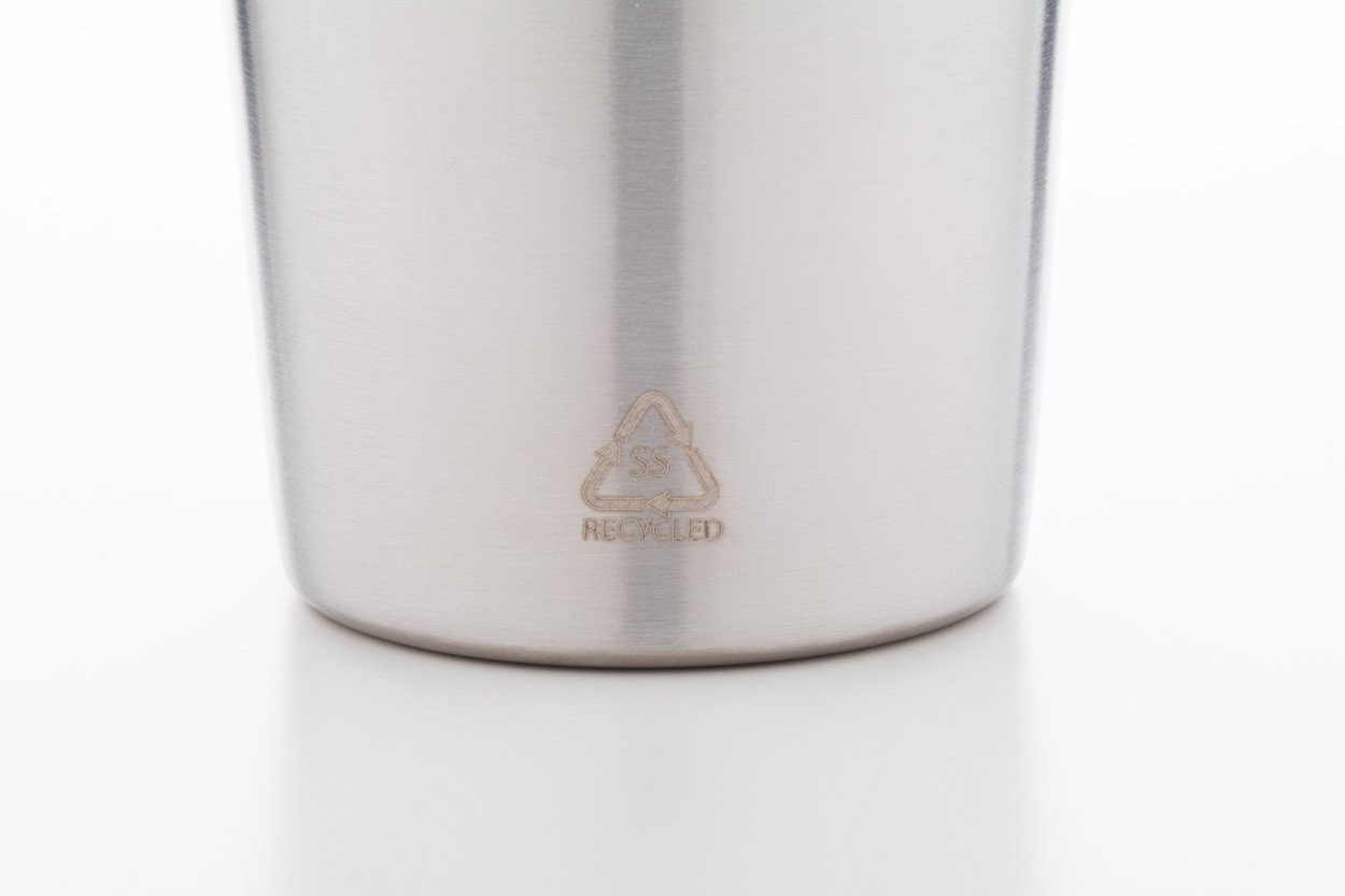Redisha Mono recycled strainless steel cup