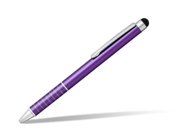 TOUCH, metal "touch" ball pen, purple