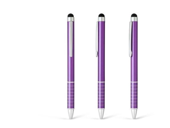 TOUCH, metal "touch" ball pen, purple