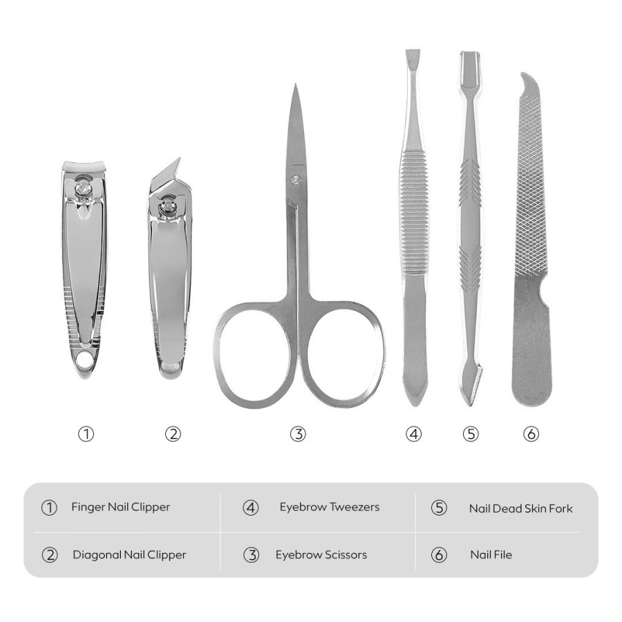 MOLLY, manicure set, white