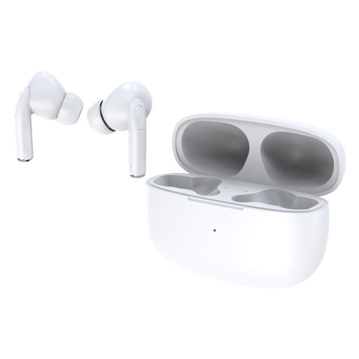 BLUES, wireless stereo earbuds, white