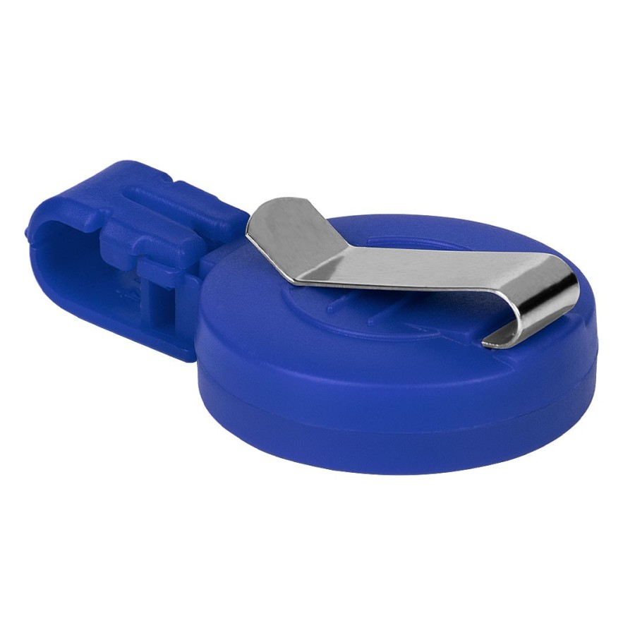 NAME, plastic id card holder, royal blue