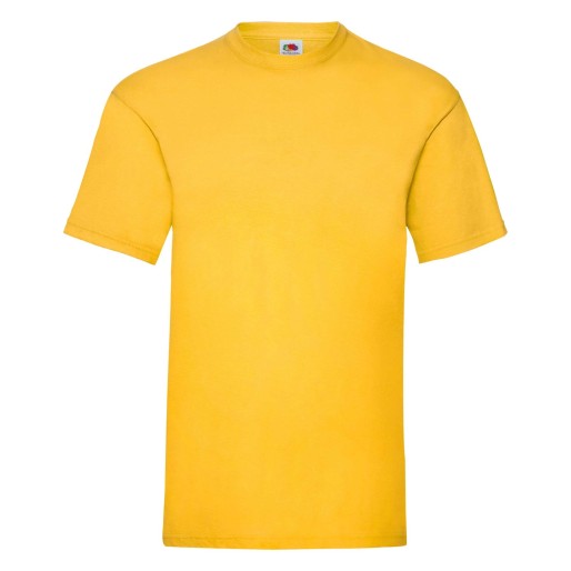 Fruit of the Loom, Valueweight, Men's Cotton T-shirt, Sunflower Yellow, 3XL