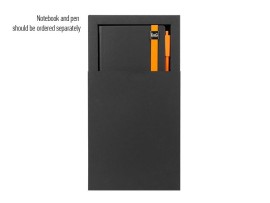 PRO BOX, poklon kutija za notese dimenzije 14 cm x 21 cm, crna