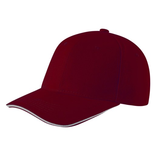 SPRINT, cap, 6 panels, burgundy
