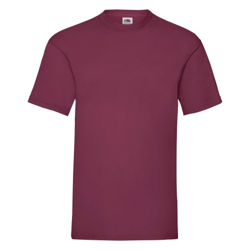 Fruit of the Loom, Valueweight, Men's Cotton T-shirt, Burgundy, 3XL