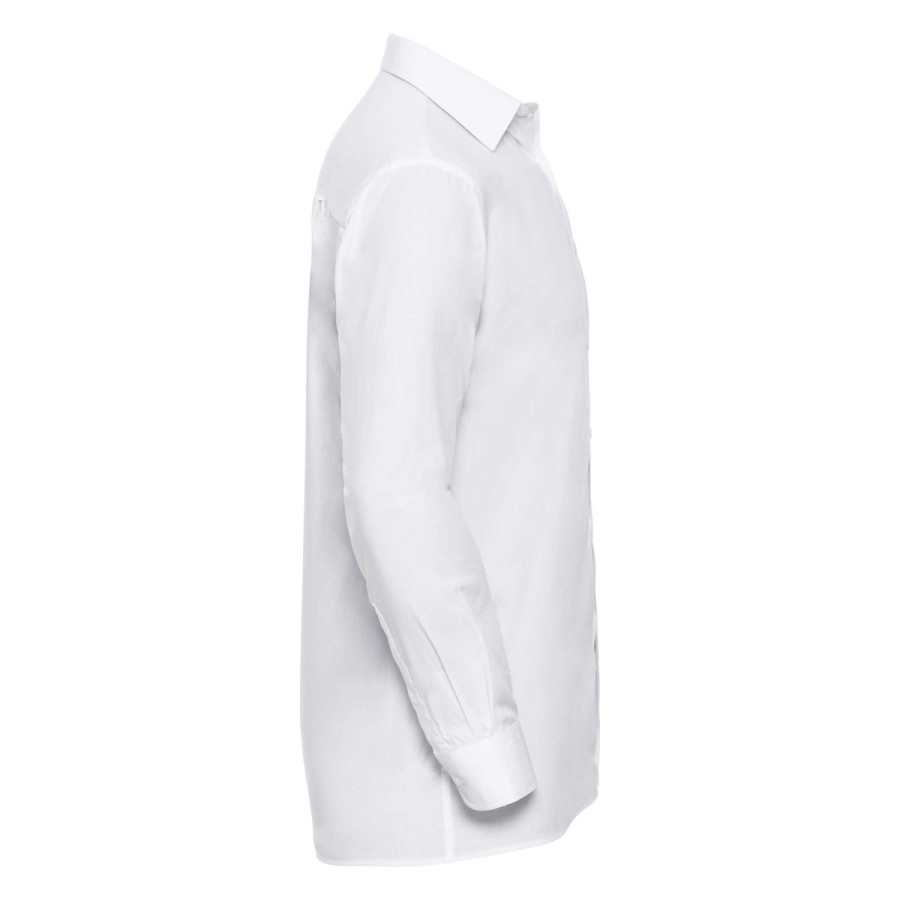 Men's LS Cot Pln Shirt