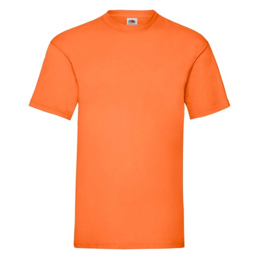 Fruit of the Loom, Valueweight, men's cotton T-shirt, orange, 3XL