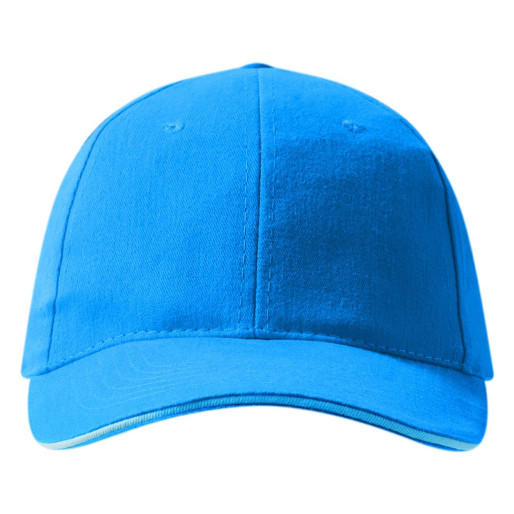 SPRINT, cap, 6 panels, turquoise