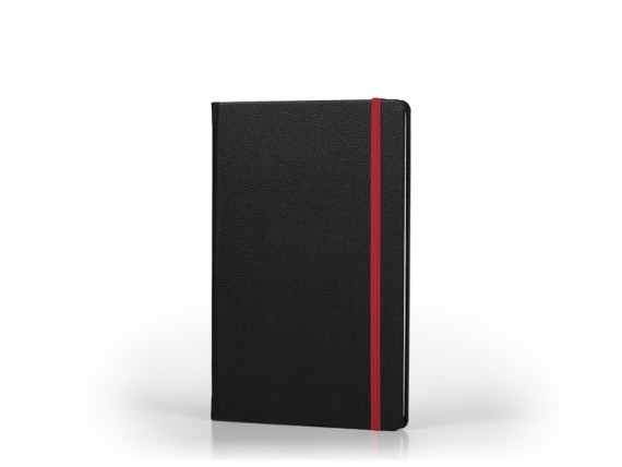 DALI, A5 notes with elastic traka, red