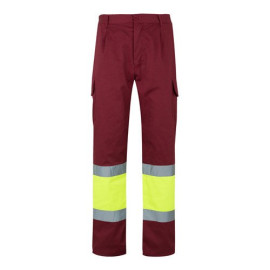 Velilla ATHENA. Dvobojne pantalone od kepera (210g/m²), sa postavom, sa više džepova, od pamuka (20%) i poliestera (80%)