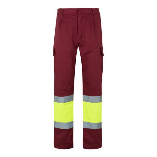 VL ATHENA. Dvobojne pantalone od kepera (210g/m²), sa postavom, sa više džepova, od pamuka (20%) i poliestera (80%)