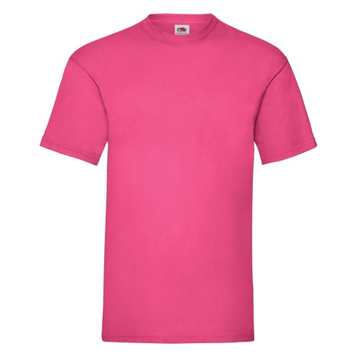 Fruit of the Loom, Valueweight, men's cotton T-shirt, fuchsia, 3XL