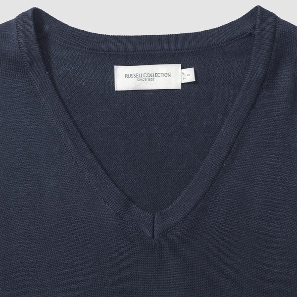 Women's Striped Pullover V-neck