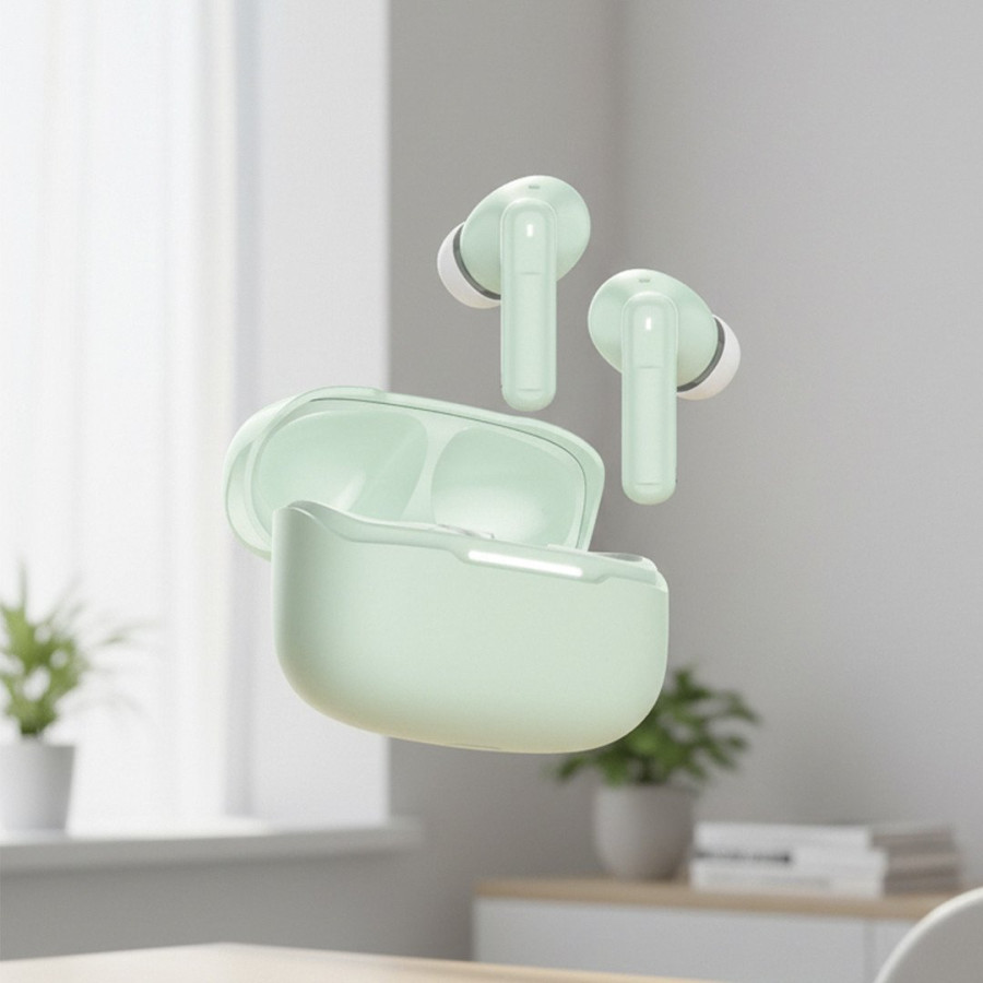 THUNDER, wireless stereo earbuds, white