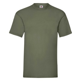 Fruit of the Loom, Valueweight, men's cotton T-shirt, olive green, 3XL