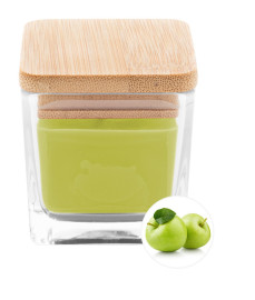 Cubama candle, green apple
