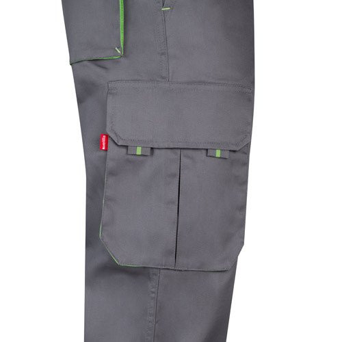 VL HYPNOS. Dvobojne pantalone od kepera sa više džepova (200g/m²), od pamuka (35%) i poliestera (65%)