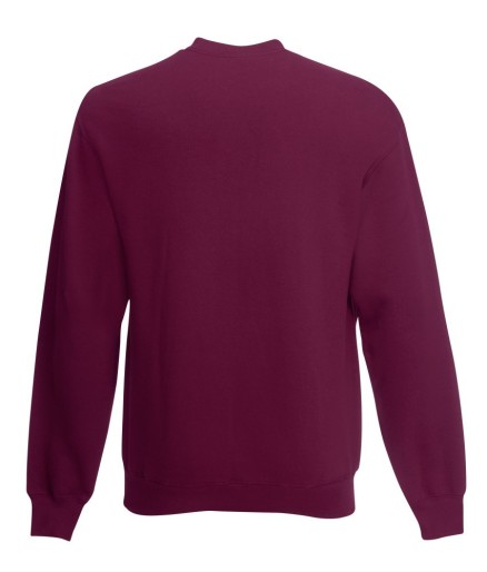 Fruit of the Loom, Classic Set-in Sweat, Classic Men's Sweatshirt, Burgundy, L