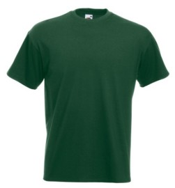Fruit of the Loom, Super Premium, Men's Cotton T-shirt, Forest Green, M