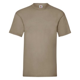 Fruit of the Loom, Valueweight, Men's Cotton T-shirt, khaki, 3XL
