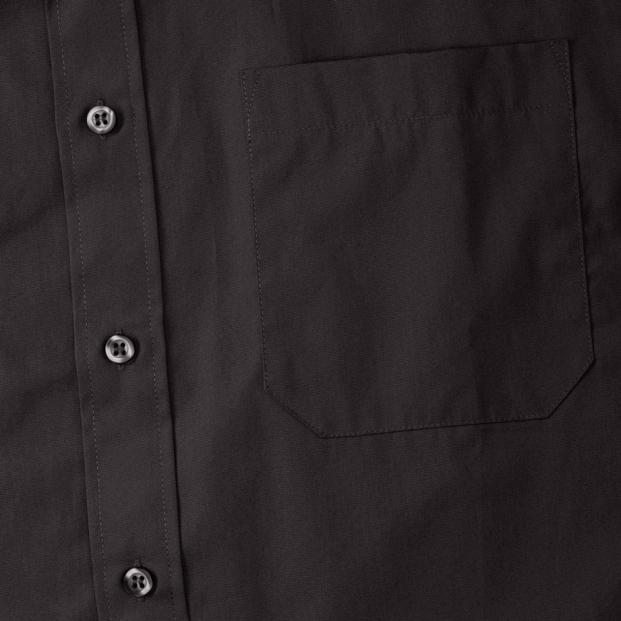 Men's LS Cot Pln Shirt