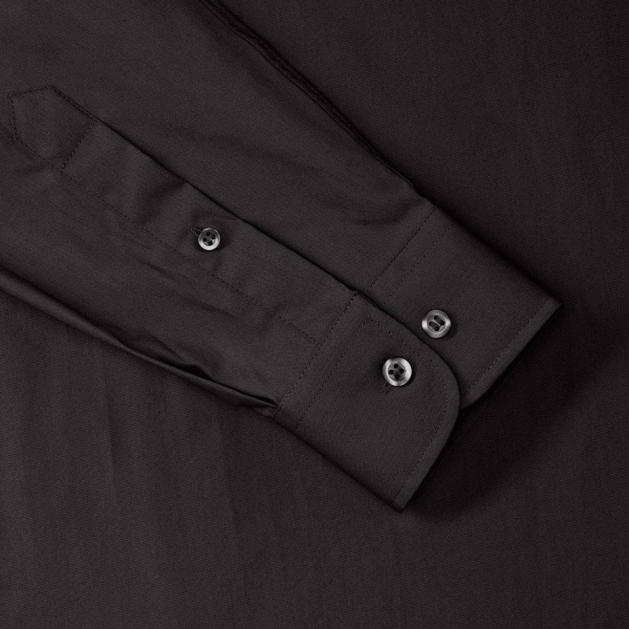 Men's LS Cot Pln Shirt