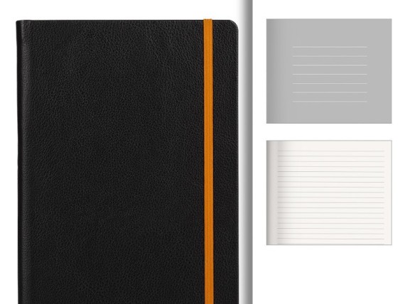 DALI, A5 notes with elastic traka, orange