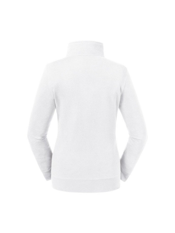RUSSELL Ladies' Authentic Zip Up Sweatshirt, white, XS