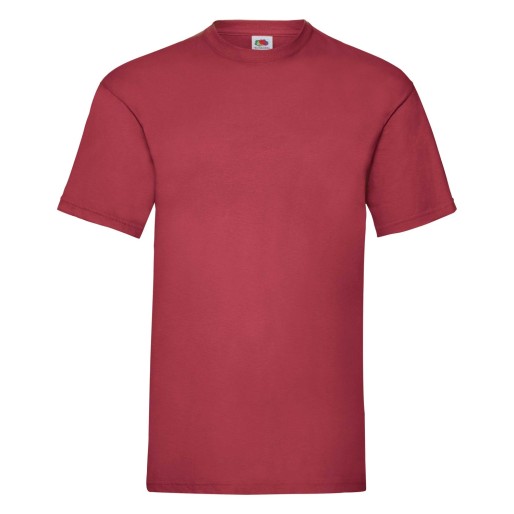 Fruit of the Loom, Valueweight, men's cotton T-shirt, brick red, 3XL