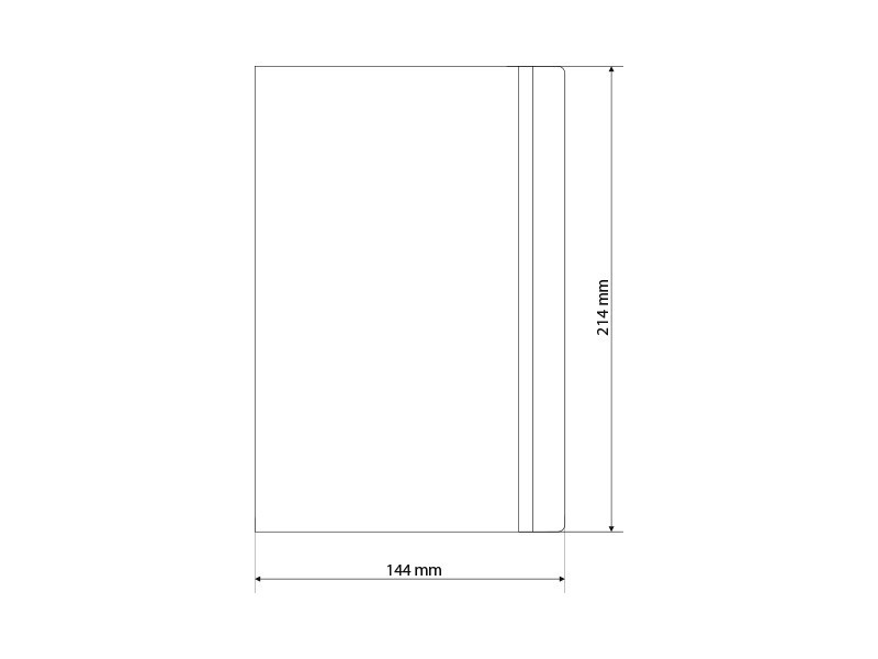 DALI, A5 notes sa elastičnom trakom, svetlo zeleni