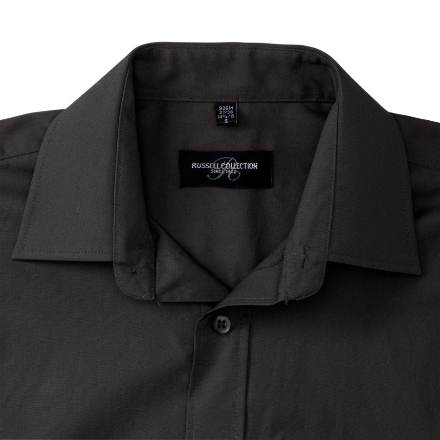 Men's LS Cot Pln Shirt